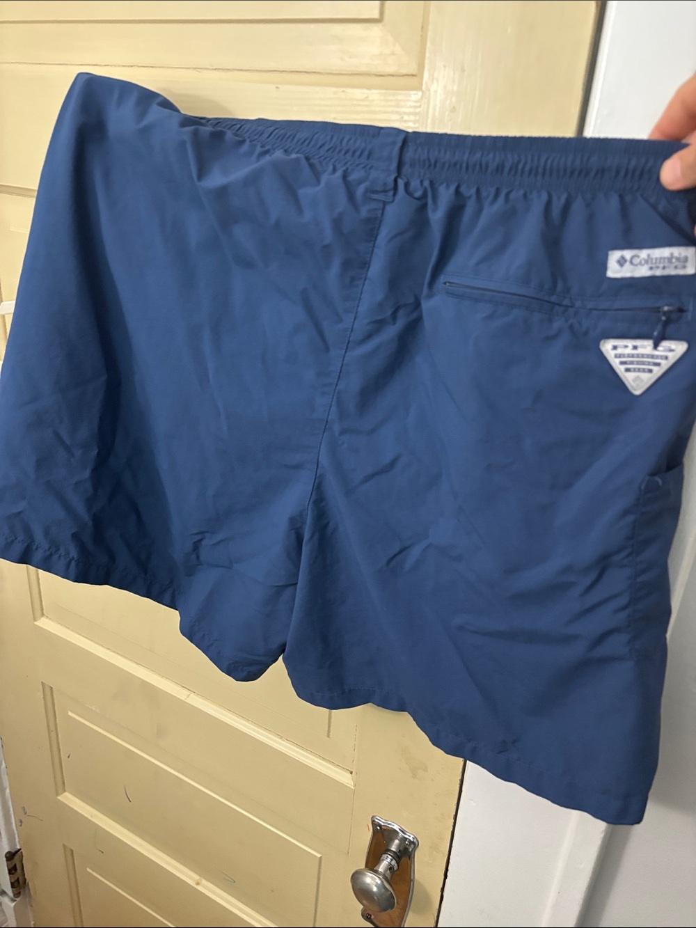 Columbia Omni-Shade PFG Fishing Swim Trunks- navy Blue- XXL
